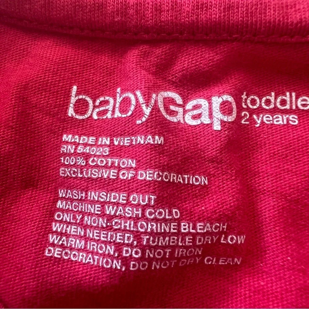 Baby Gap Cupcake Embroidered Tulle Longsleeve Shirt Size 2T